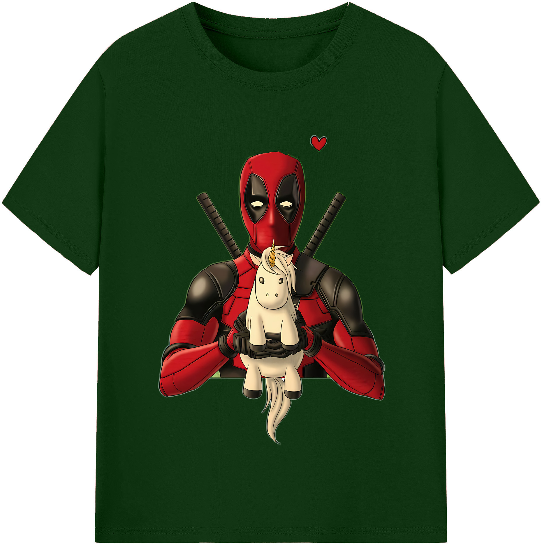 （画像用） Deadpool デッドプール 綿100％半袖Tシャツ（フロントプリント）